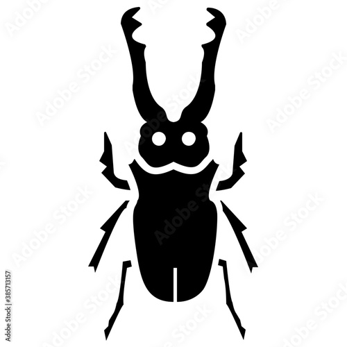 
A insect having legs with depicting  beetle 
