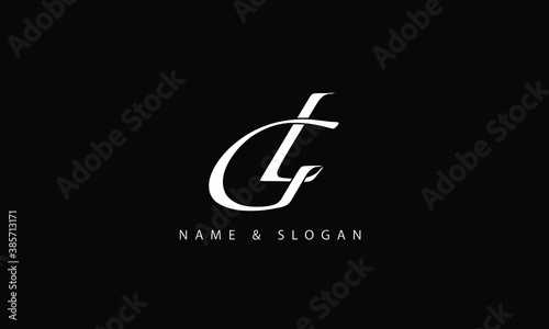 LG, GL, L, G abstract letters logo monogram
