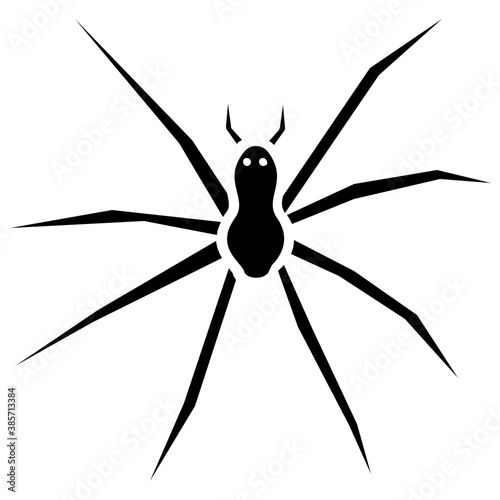  Icon of a insect having long legs depicting widow spider 