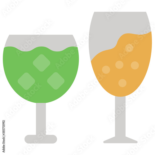 
Icon of a bucket having wine bottles depicting wine bucket
