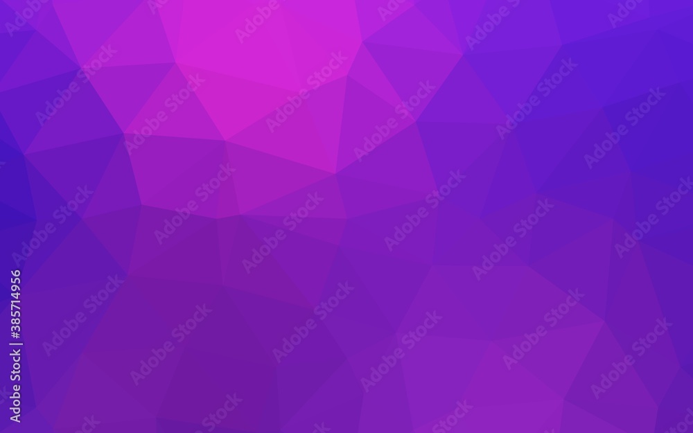 Light Pink, Blue vector abstract polygonal cover.