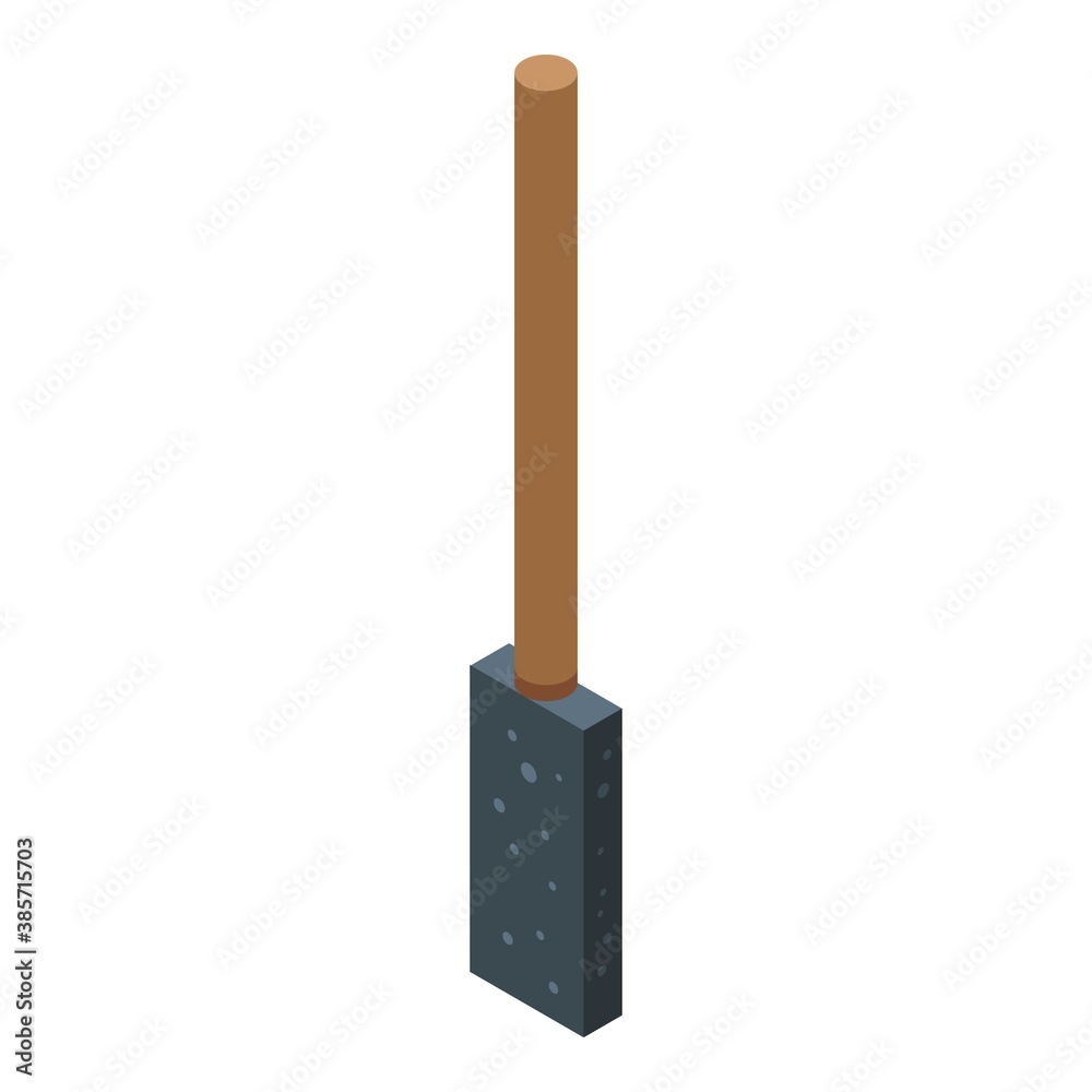 Calligraphy wood tool icon. Isometric of calligraphy wood tool vector icon for web design isolated on white background Calligraphy wood tool icon. Isometric of calligraphy wood tool vector icon for web design isolated on white background