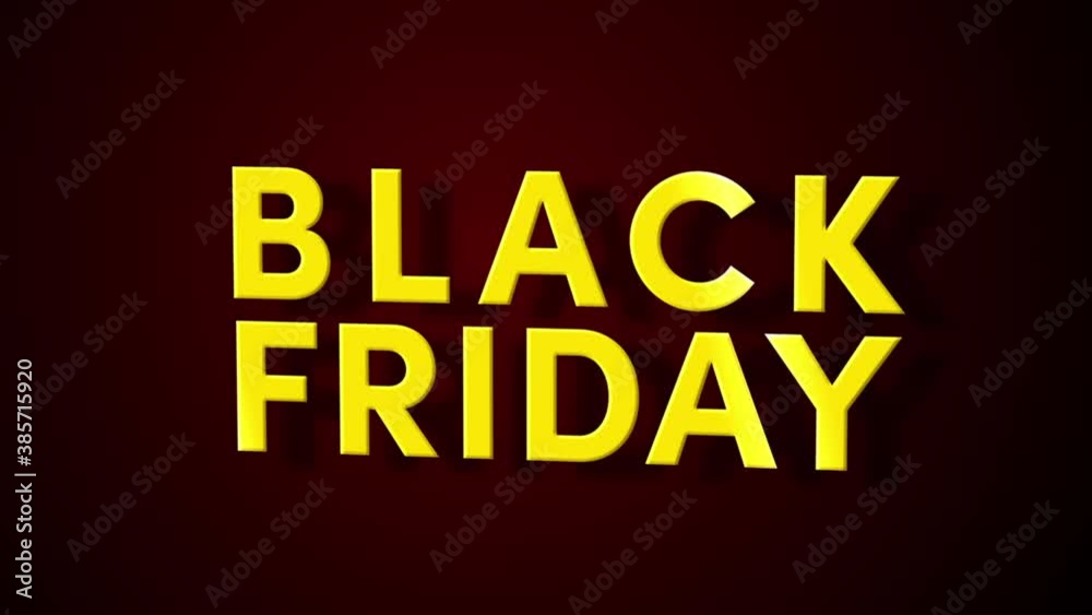 black friday vector animation text black friday vector animation text