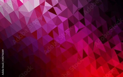 Light Purple, Pink vector abstract mosaic backdrop.