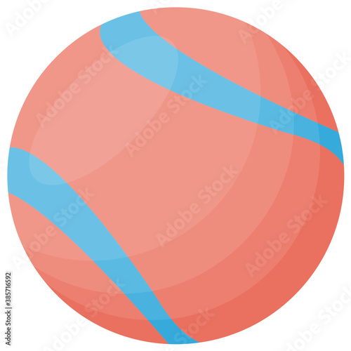 
Icon of a playing equipment depicting rubber ball
