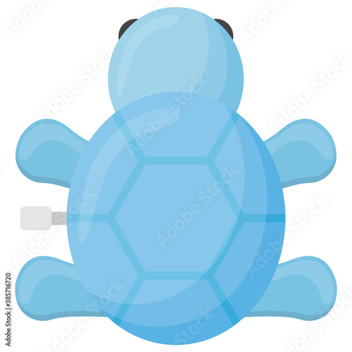 
Icon of a playing equipment depicting fluffy turtle
