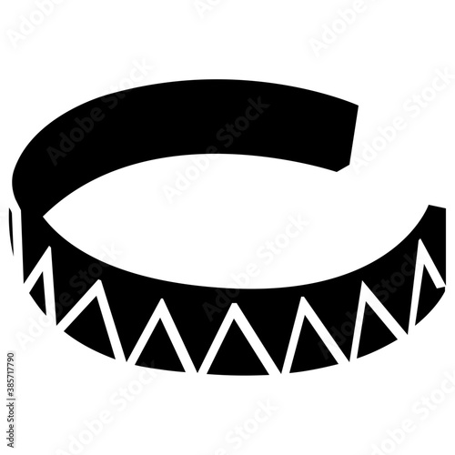 
Gold bangles used as a female jewelry 
