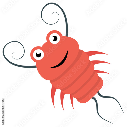 
Icon design of seafood crustacean
