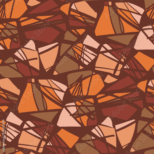 Abstract terrazzo stones se...