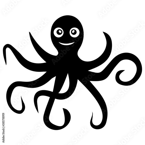 
Octopus, a cephalopod mollusc with eight sucker-bearing arms, a soft sack-like body 
