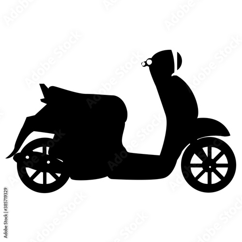 
Motor scooter having two wheels 
