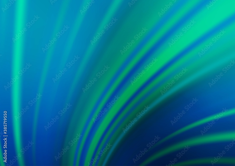 Fototapeta premium Light BLUE vector glossy bokeh pattern.