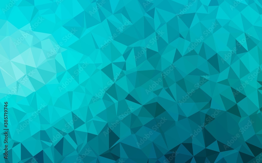 Light BLUE vector polygon abstract layout. Light BLUE vector polygon abstract layout.