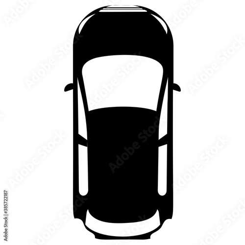 
Luxury car known as sedan 
