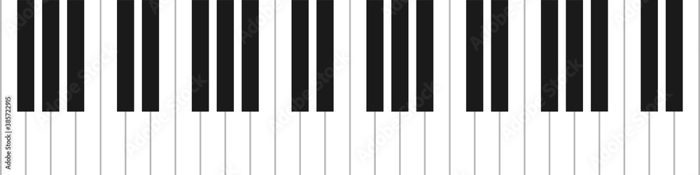 Fototapeta premium Piano, icon, vector illustration. tps 10