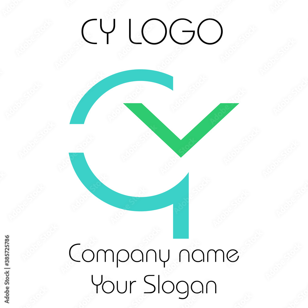 CY initials logo, name initials logo, company initials logo, person initials logo. CY initials logo, name initials logo, company initials logo, person initials logo.