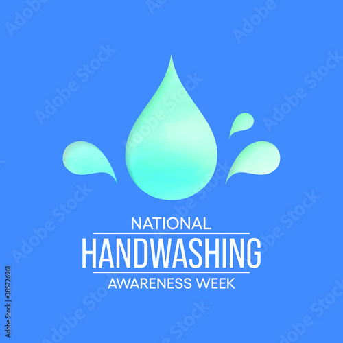Vector illustration on the theme of National Handwashing awareness week observed each year during December.