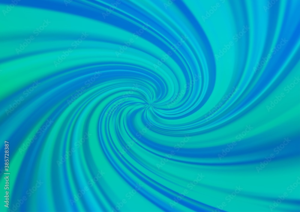Fototapeta premium Light BLUE vector blurred shine abstract template.