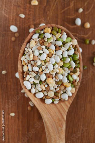 italian minestrone soup mixture photo