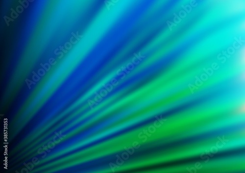 Light Blue  Green vector bokeh and colorful pattern.