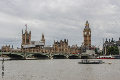 Houses of parliament, Big Ban, London UK