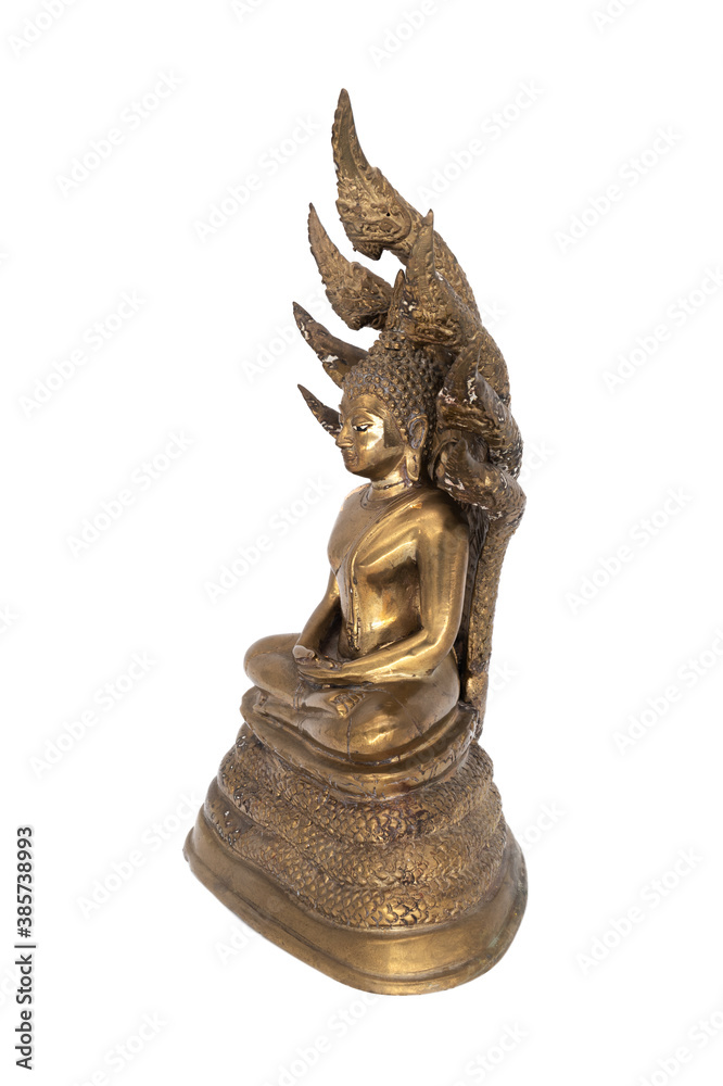 Buddhistische Figur isoliert Buddhistische Figur isoliert