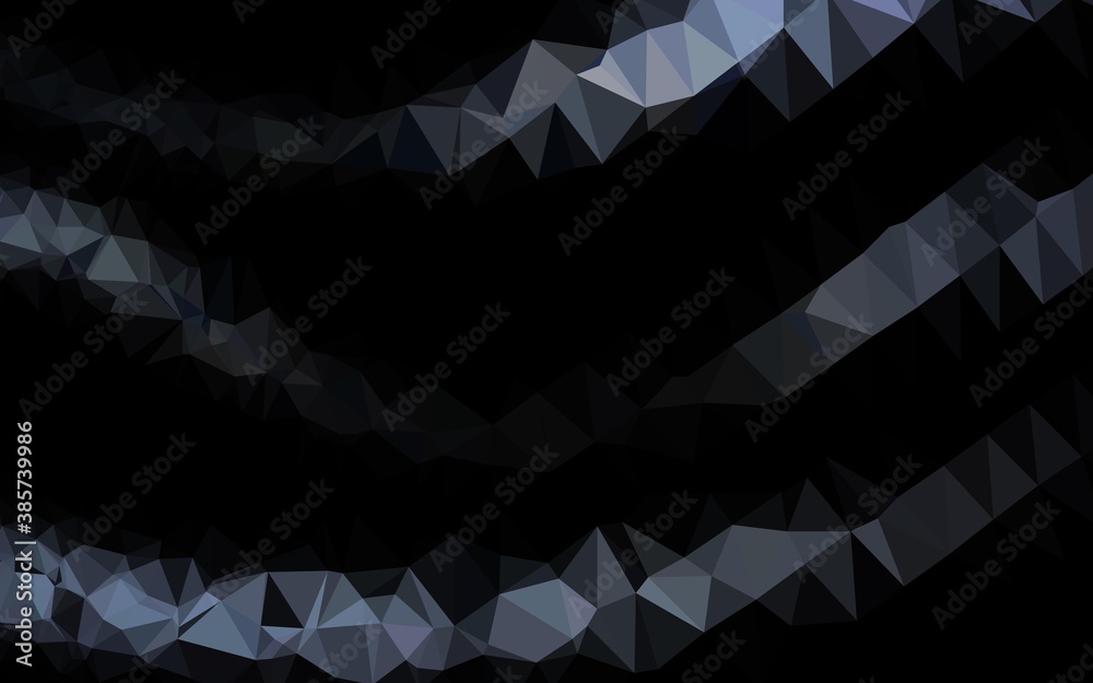 Dark BLUE vector abstract mosaic background. Dark BLUE vector abstract mosaic background.
