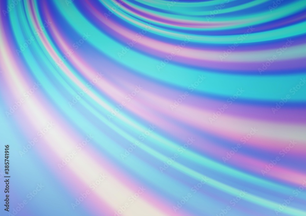 Fototapeta premium Light BLUE vector blurred background.