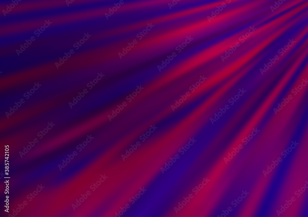 Fototapeta premium Dark Purple vector template with repeated sticks.