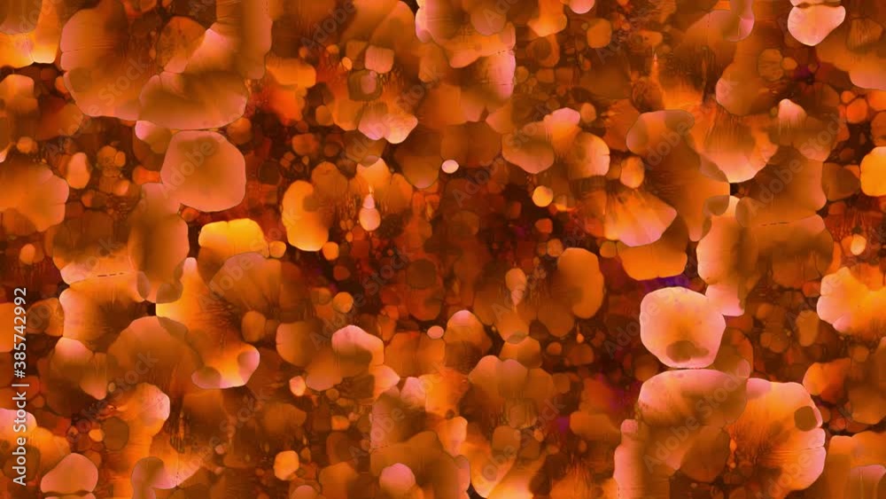 Abstract kaleidoscope like animation orange visuals Abstract kaleidoscope like animation orange visuals
