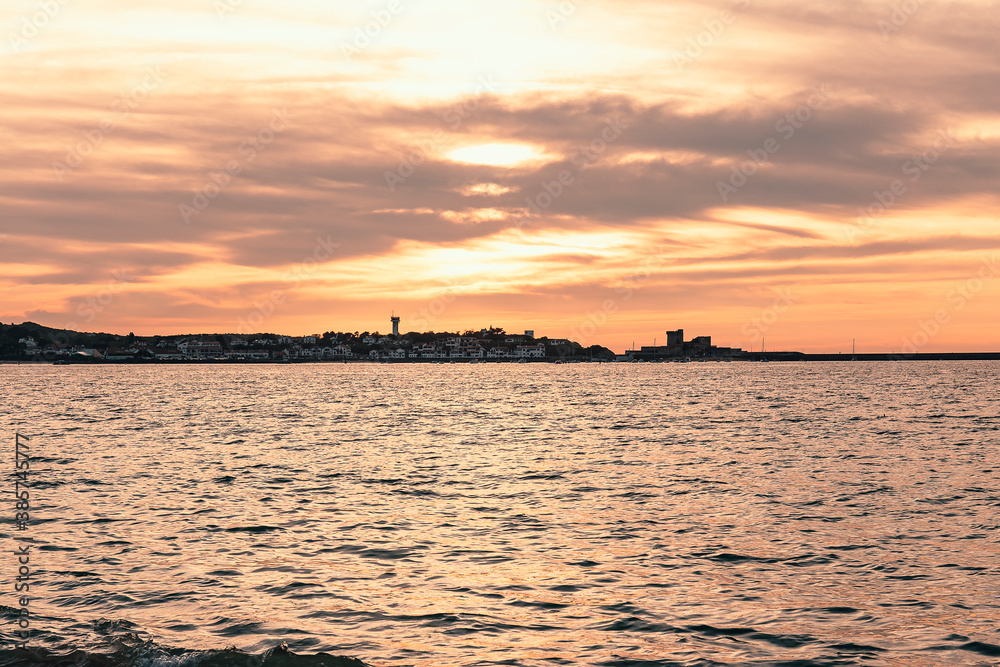 Sunset at the beach