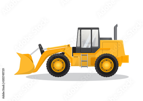 wheel loader illustration
