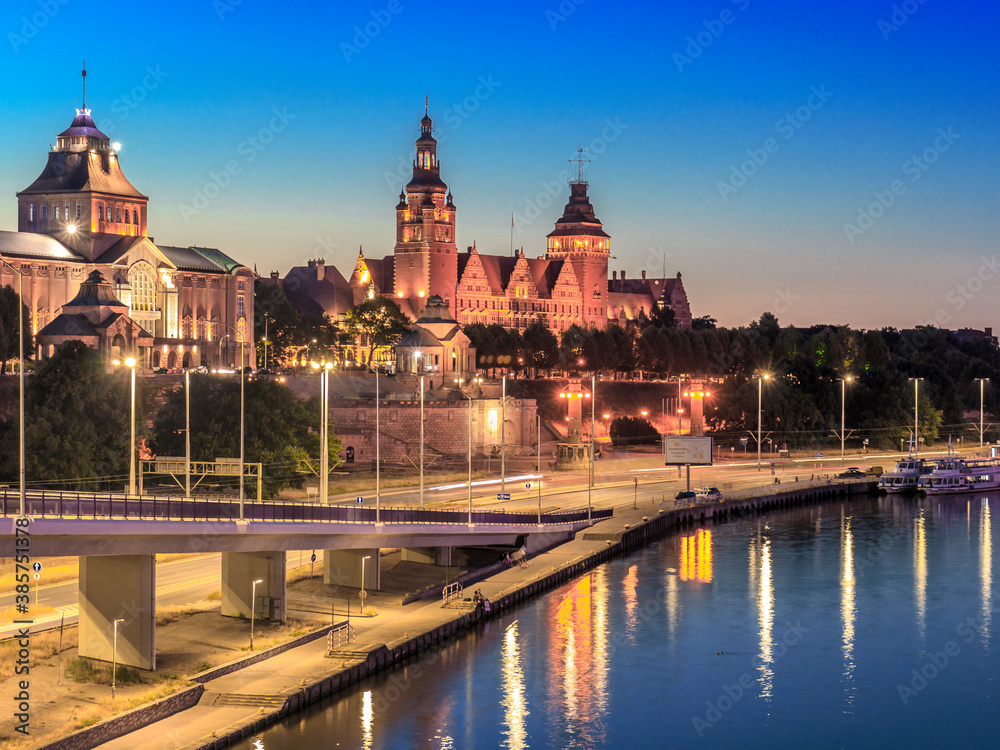 Fototapeta premium West Pomeranian Region - Regional Authority. Passport Office in Szczecin, Poland