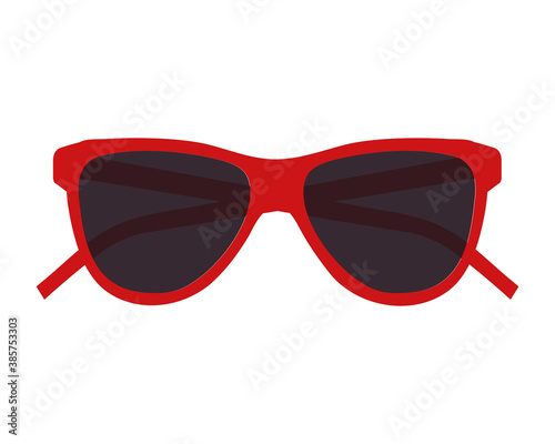 Glasses icon design, Fashion style accessory eyesight optical lens view modern sight and eye theme Vector illustration