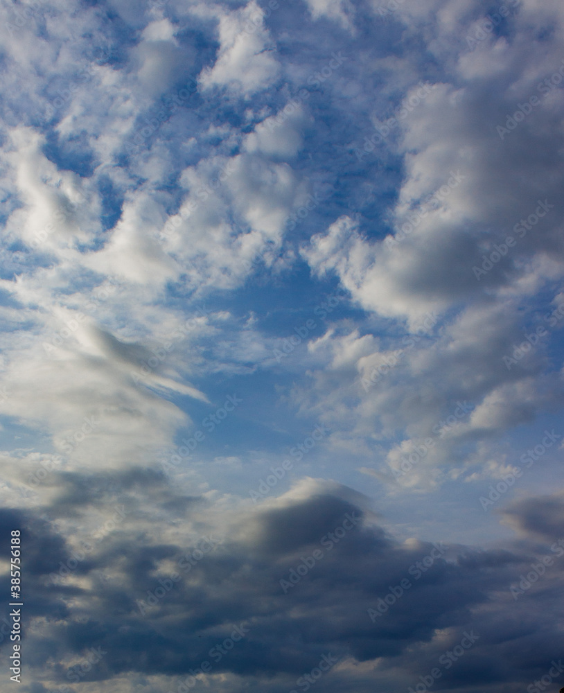 blue sky with clouds