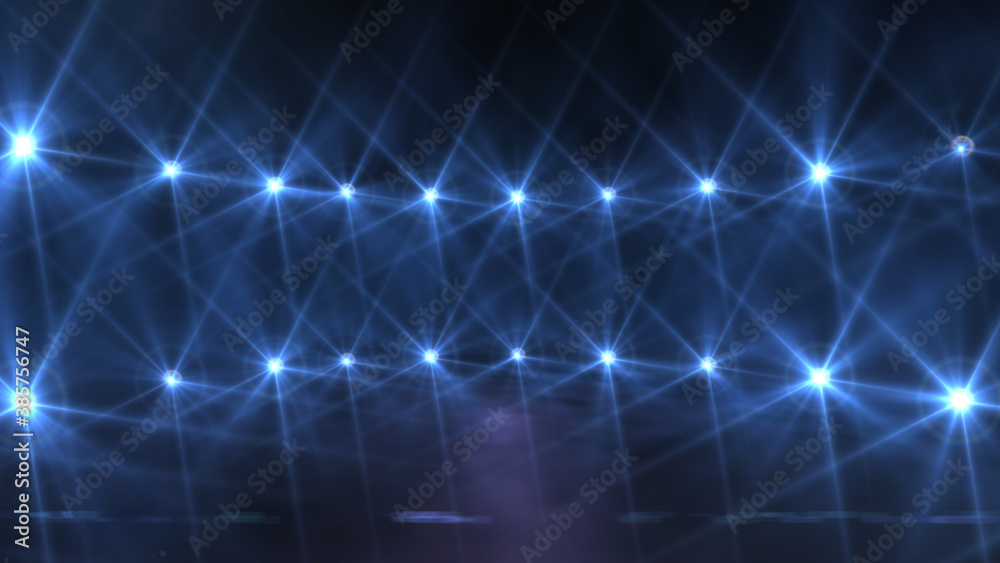 Bright stadium arena lighting spotlight 3d illustration Bright stadium arena lighting spotlight 3d illustration