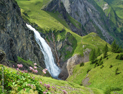 Engstligenfälle, the second highest falls (600 m) in Switzerland