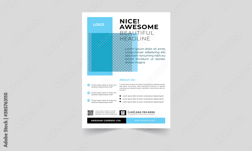 Minimal Corporate Business Flyer Template EPS Minimal Corporate Business Flyer Template EPS