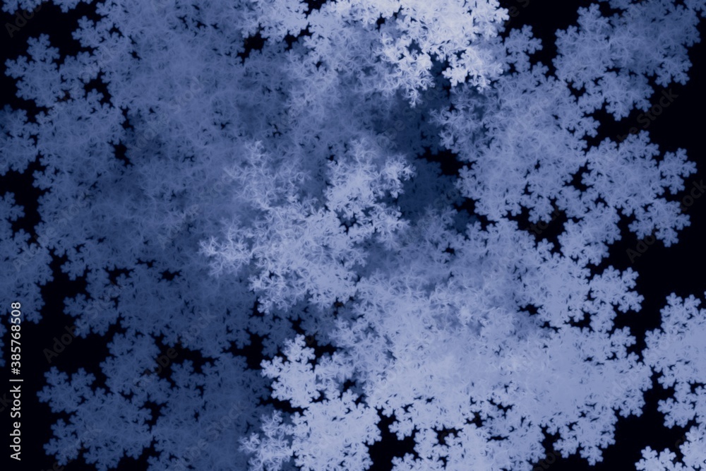 Obraz premium Christmas background with decorative snowflakes