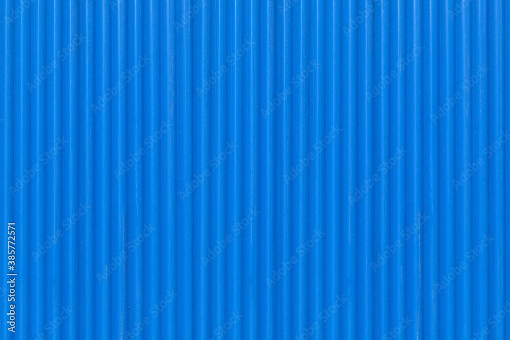 Obraz premium Blue Corrugated metal background and texture surface or galvanize steel
