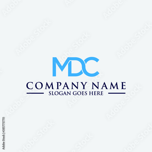 Photos mdc original monogram logo design