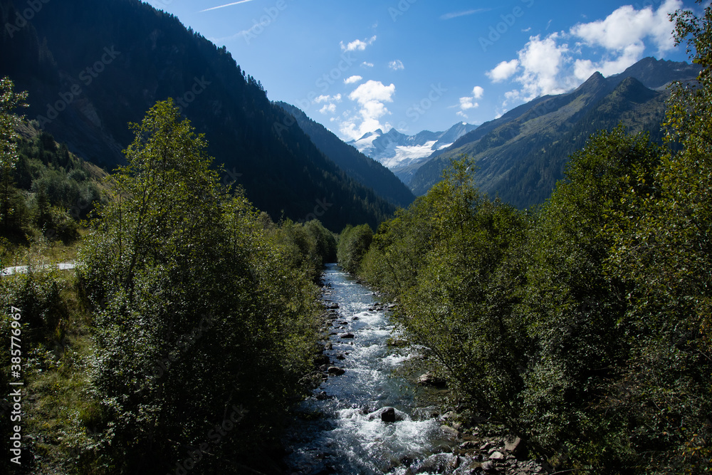 Fototapeta premium Beautiful landscape around the Durlaßboden reservoir