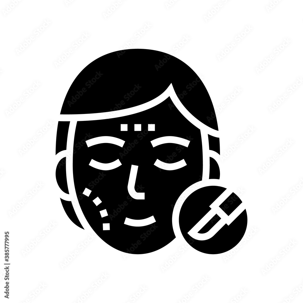 plastic surgery glyph icon vector. plastic surgery sign. isolated contour symbol black illustration plastic surgery glyph icon vector. plastic surgery sign. isolated contour symbol black illustration