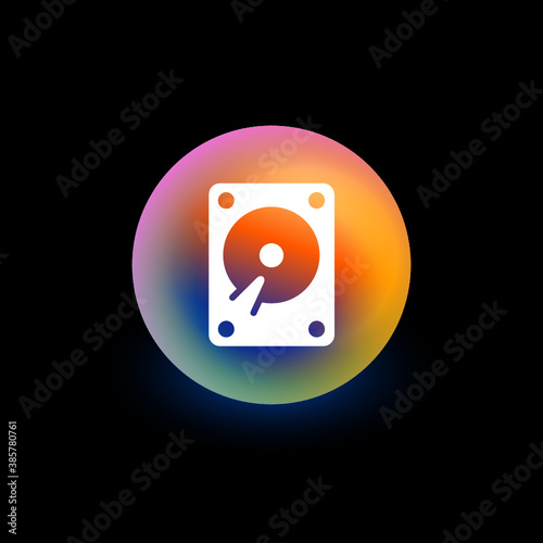 Hard Drive - App Button