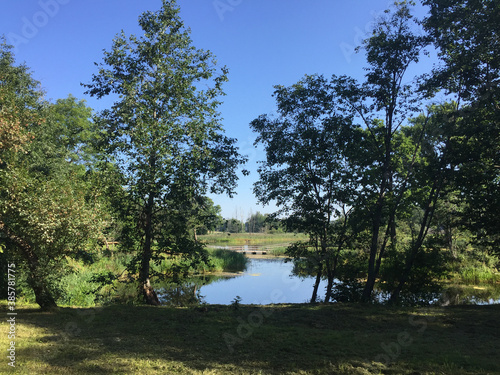 Kirkilai lakes near Birzai, Lithuania photo