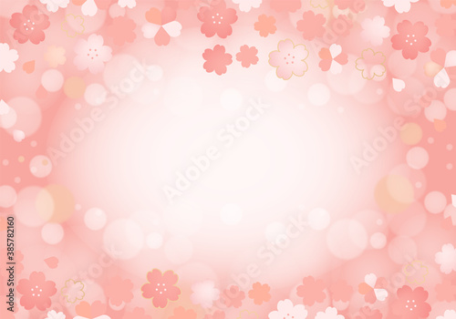 桜の背景　春素材