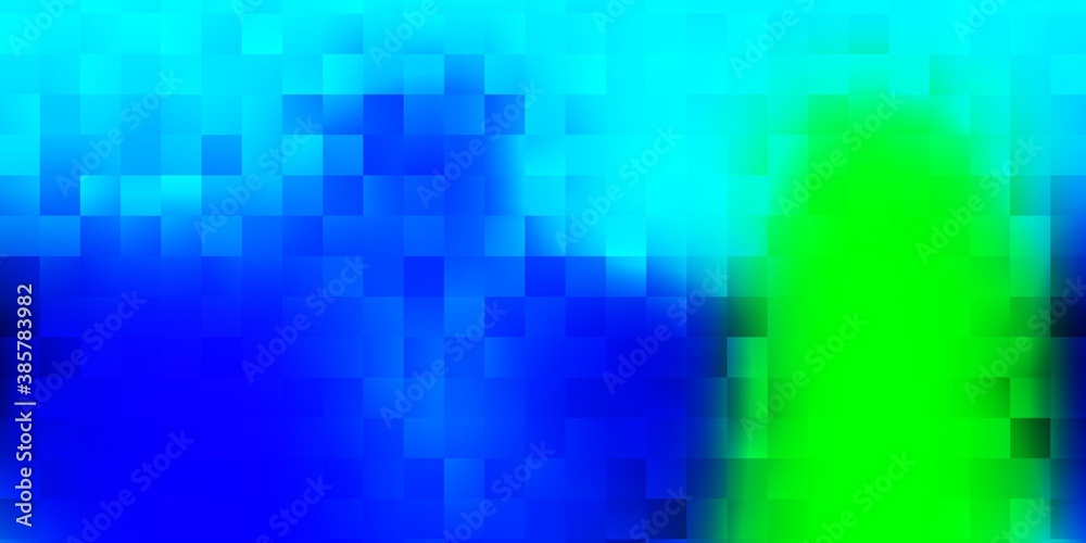 Light blue, green vector template with abstract forms.