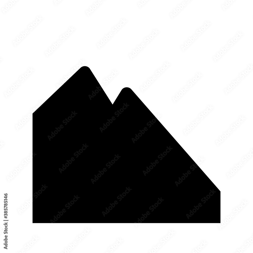 Image placeholder with mountain design. Abstract Image placeholder with mountain design. Abstract