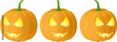 Collection de citrouilles Halloween 