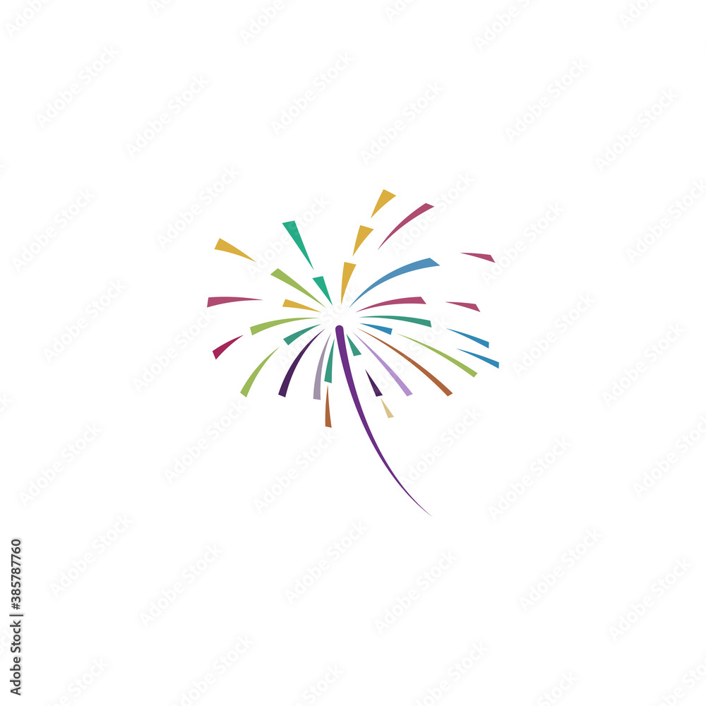 Fireworks Logo Template vector symbol Fireworks Logo Template vector symbol